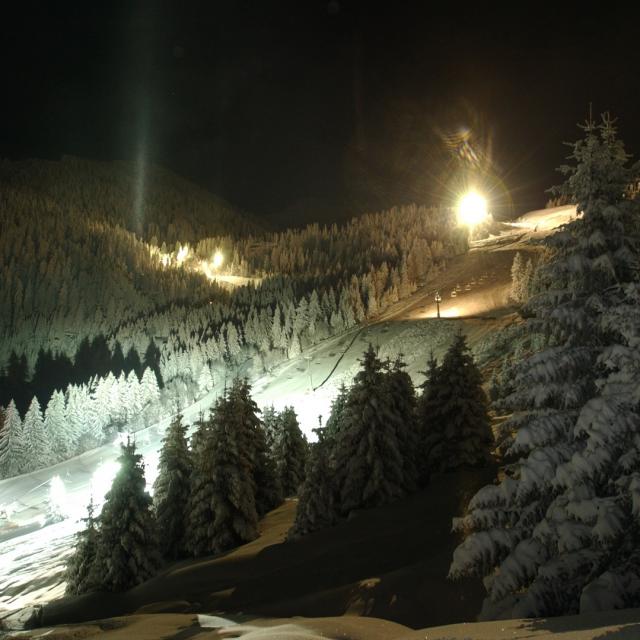 Station du Collet d'Allevard ski nocturne