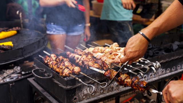 Barbecue en été au Collet d'Allevard