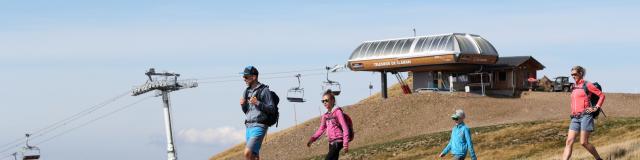 Télésiège au Collet d'Allevard en été