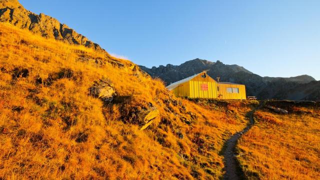 Refuge au Collet en été