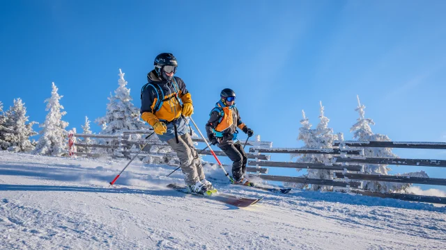 Ski en duo au Collet - 2023 - Michael Mollier